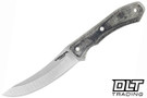 Condor K-Night Scullery 14C28N Blasted Satin Blade - Black Canvas Micarta