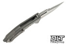 Heretic Medusa Manual Tanto Battleworn MagnaCut Blade - Battleworn Titanium Chassis
