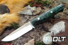 Bark River Gunny Hunter Z-Wear Forest & Onyx Maple Burl - Green Liners