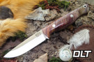 Bark River Gunny Hunter Z-Wear Brown & Cherry Maple Burl - Red Liners