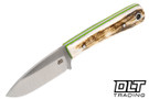 LT Wright Daily Carry AEB-L - High Saber - Stag - Toxic Green Liners