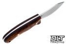 LT Wright Jessmuk C AEB-L - Scandi - Twilight Home Brew - Red Liners - Copper Hardware