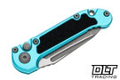 Microtech 1136-10APTQ LUDT Gen III T/E - Turquoise Handle - Apocalyptic Blade