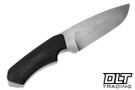 Gaskill Custom #398 - Bog Oak - White & Black G-10 Liners - Black Pins - W2 Blade
