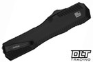 Kershaw Livewire 9000TS OTF - Tigerstripe MagnaCut Blade - Black Aluminum