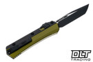 Microtech 185-1OD Glykon T/E - OD Green Handle - Black Blade Microtech 185-1OD Glykon T/E - OD Green Handle - Black Blade