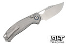 Kunwu Django XL - Diamond Satin Titanium - Satin Elmax Blade