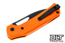 Reate PL-XE - Orange G-10 - Black PVD Blade