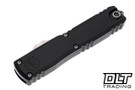 Microtech 1121-10 Ultratech ZBP S/E - Black Handle - Stonewashed Blade