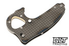 Reate EXO-D - Flamed Titanium - Belt Satin Blade Reate EXO-D - Flamed Titanium - Belt Satin Blade
