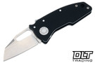 Demko Nano Shark - Black G-10 - Stonewashed 20CV Blade
