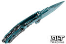Heretic Medusa Manual Tanto MagnaCut - Turquoise Cel Shading Aluminum - Limited Edition
