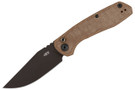 Zero Tolerance 0512 Auto - Natural Micarta - Dark Bronze Cru-Wear Blade
