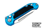 Microtech 1136-11BL LUDT Gen III T/E - Blue Handle - Stonewashed Blade