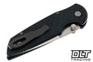 Pro-Tech TR-3 Integrity Manual - Black Reptile Textured Handle - Stonewashed Blade
