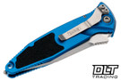 Microtech 160A-10BL Socom Elite S/E-A - Blue Handle - Stonewashed Blade Microtech 160A-10BL Socom Elite S/E-A - Blue Handle - Stonewashed Blade