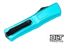 Microtech 1217-1TQS Combat Troodon Gen III Interceptor - Turquoise Handle - Black Blade - Signature Series Microtech 1217-1TQS Combat Troodon Gen III Interceptor - Turquoise Handle - Black Blade - Signature Series