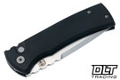 Chaves Pro-Tech Redencion 229 - Black Anodized Aluminum - Stonewashed Blade