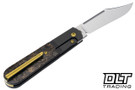 Jack Wolf Primo Jack - Gold Dark Matter Fat Carbon - Belt Satin Blade