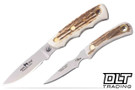 Knives of Alaska Alpha Wolf & Cub Bear Combo - MagnaCut Blade - Stag Handle