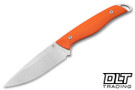 Boker USA Backcountry - Drop Point Satin MagnaCut Blade - Orange G-10