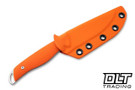 Boker USA Backcountry - Drop Point Satin MagnaCut Blade - Orange G-10