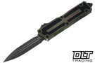Microtech 1280-1OBS Scarab II Gen III D/E - Outbreak Handle - Outbreak Blade - Signature Series