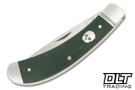 RoseCraft Blades Obed Creek Bow Trapper - Blue Green Micarta