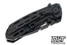 Reate Terminator TX228 - Black DLC Titanium - M390 Black DLC Blade