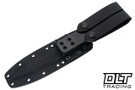 Defiant 7 M320 - Black Injection Molded Handle - Tigerstripe 3V Blade - Kydex Sheath