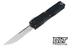 Microtech 1121-11 Ultratech ZBP S/E - Black Handle - Stonewashed Blade