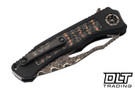 Heretic Wraith V4 Manual - Vegas Forge San Mai Tanto Blade - Aluminum Chassis - Snakeskin Carbon Fiber Inlay - DLC Hardware
