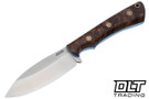 Lishen Canuck Nitro-V - Redwood Burl - Blue Liners - Mosaic Pins