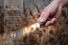 Fenix E03R V2.0 Keychain Flashlight - Gray Fenix E03R V2.0 Keychain Flashlight - Gray