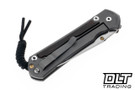 Chris Reeve Large Sebenza 31 - Tanto - Glass Blasted Titanium - Macassar Ebony Inlay - #14