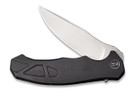 WE Knife 910E 037 - Black Titanium Handle - M390 Polished Bead Blasted Blade