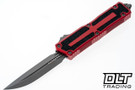 Microtech 1180-10APRD Scarab II Gen III D/E-S - Red Handle - Apocalyptic Blade