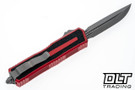 Microtech 1180-10APRD Scarab II Gen III D/E-S - Red Handle - Apocalyptic Blade