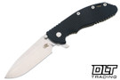 Hinderer XM-24 Swedged Spear 20CV - Battle Green Anodized Titanium - Stonewashed Blade - Black G-10