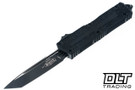 Microtech 1279-1T Scarab II Gen III T/E - Black Handle - Black Blade