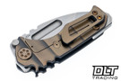 Medford Micro Praetorian T Tanto - Tumbled MagnaCut - Armadillo Sculpting - Makers Choice Hardware & Clip #2