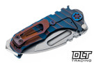 Medford Micro Praetorian T Tanto - Tumbled MagnaCut - Warp Speed Sculpting - Makers Choice Hardware & Clip #1