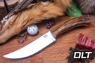 Bark River Fox River Trailing Point 154CM Desert Ironwood - Red Liners - Mosaic Pins #1