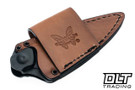 Brown leather sheath for the Benchmade Dacian.