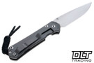 Chris Reeve Small Sebenza 31 - Glass Blasted Titanium - Silver Hardware - Back