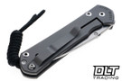 Chris Reeve Small Sebenza 31 - Glass Blasted Titanium - Silver Hardware