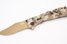 SOG Trident Desert Camo - Partially Serrated