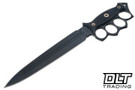 RMJ Tactical Lady Death 3V - Graphite Black Cerakote - Black G-10 - Black Poppy