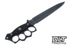 RMJ Tactical Lady Death 3V - Graphite Black Cerakote - Black G-10 - Black Poppy