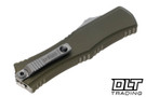 Microtech 1703M-10OD Hera II Mini S/E - OD Green Handle - Stonewashed Blade